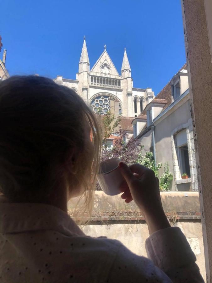 Cocon à Bulles Chic vue Cathédrale avec Spa-jacuzzi Chartres Exterior foto